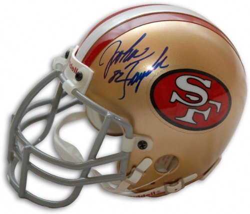 John Taylor San Francisco 49ers Autographed Mini Helmet