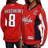 Reebok Washington Capitals Alex Ovechkin Women's Premier Home Jersey Medium