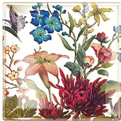 Shakespeare Florals Small Transferware Glass Tray