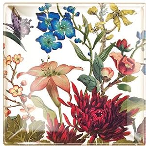 Shakespeare Florals Small Transferware Glass Tray