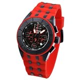 Insignum Herren-Armbanduhr Vescor Ip Rot Schwarz Ip212310