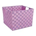 Whitmor Woven Tote - Pink/ Purple