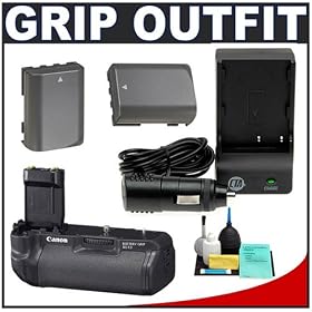 Canon BG E3 Battery Grip for Digital Rebel XT & XTi Digital SLR Camera   Spare NB 2LH Lithium Ion Battery Pack
