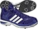 Softball - Adidas Men's Excel IC Pro Mid Cleat Royal/White