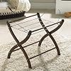 Izziwotnot Wicker Moses Basket Stand, Mahogany