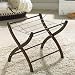 Izziwotnot Moses Basket Stand, Wicker, Mahogany