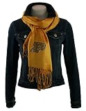 Collegiate Fashionista Purdue University Pashima, Versatile Woman's Scarf, Rhinestone Embellished with School Logo