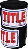 TITLE Classic Mexican Style Hand Wraps (Single Pair), Black