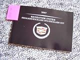 2007 Cadillac Escalade, Nav Manual Only Owners Manual