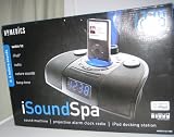 HoMedics iSoundSpa Clock and iPod Docking Station