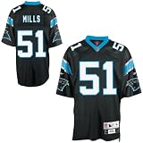 Sam Mills Black Reebok NFL Premier 1996 Throwback Carolina Panthers Jersey - XX-Large