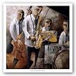 Jazz En Vivo by Didier Lourenco 36"x36" Art Print Poster