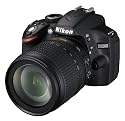Nikon D3200 SLR-Digitalkamera (24 Megapixel, 7,4 cm (2,9 Zoll) Display, Live View, Full-HD) inkl. AF-S DX 18-105 VR schwarz