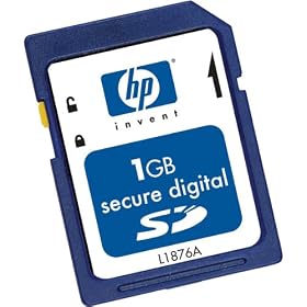 HP Flash memory card 1 GB SD 51pyjT8GTKL. SL500 AA280 HP Flash memory card 1 GB SD
