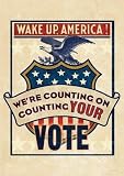 Toland Wake Up America Flag