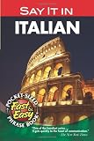 Say It in Italian (Dover Language Guides Say It Series)