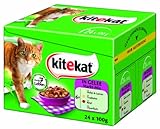 Kitekat Multipack 24x100g Markt-Mix in Gelee, 1er Pack (1 x 2.4 kg)