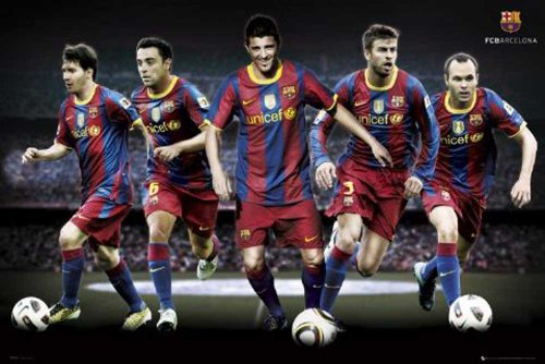 Empire 399670 Fu&szlig;ball - Barcelona Spieler Poster - 91.5 x 61 cm