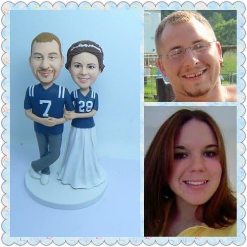 Model 74 Fully Customized Bobble-head Clay Figurines Based on Customers' Photos