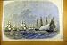 1869 British Flying Squadron False-Bay Cape Africa Navy