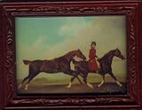 Dollhouse Artwork Framed Print of a Famous Painting of Horses