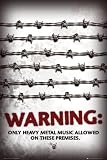 Posters: Fun Poster - Warning: Heavy Metal (36 x 24 inches)