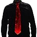 HolyThreads! Fiber Optic Tie (White Tie, 7 Colors) - Light Up Tie - Glow Tie