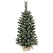 3 ft. PVC Christmas Tree - Frosted - Snow Tip Pine/Berry - 134 Tips - Unlit - Vickerman B106436