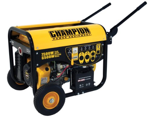 Champion Power Equipment C41365 7500 Watt 389cc 4-Stroke Gas Powered Portable Generator