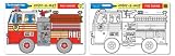 Melissa & Doug Color-A-Mat Fire Engine Placemat