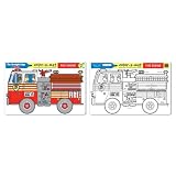 Melissa & Doug Color-A-Mat Fire Engine