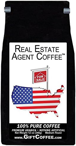 Real Estate Agent Gift Coffee, Gourmet Regular Grind Gift Coffee 12 Ounces