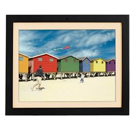Polaroid 12" Black Wood Digital Photo Frame