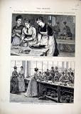 1874 SCHOOL COOKERY KENSINGTON SCULLERY WOMAN LECTURE
