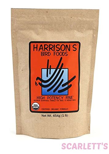 Harrison's Organic High Potency Fine Bird Food 25 Lb