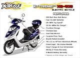 XB-502 Electric Bicycle Scooter Moped with 500 Watt Motor, 12 AMP Battery System