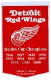 NHL Detroit Red Wings Dynasty Banner