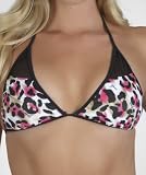 Guess - Catwalk Halter Bikini Top, Pink