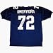 Osi Umenyiora New York Giants Autographed Replithentic NFL Football Jersey (Blue)