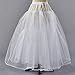 Bridess Gauze White Bridal Crinoline Petticoat For Ball Gown Wedding Dress