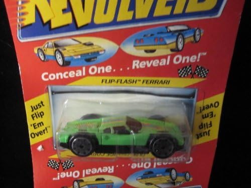 Lionel Revolvers 1989 Quick Change Corvette &amp; Flip-Flash Ferrari Die Cast Car
