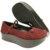 Earth Erika Wine Kid Suede Platforms Women by Earth