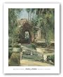 Fuentes y Jardine by Jose Castrillo 30"x37.5" Art Print Poster