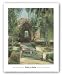 Fuentes y Jardine by Jose Castrillo 30"x37.5" Art Print Poster