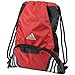 adidas Team Speed II Sackpack, University Red, 19 x 14.75 x 2-Inch