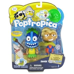  Poptropica 3 Inch Mini Figure Toy 2Pack Shark Tooth Island