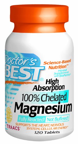 Doctors Best High Absorption Magnesium, 120 Tablets