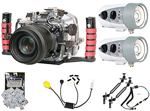 T3i, 600D Canon Underwater Camera Housing 6871.60 w/ Dual DS-160 Strobes Package by Ikelite w/ Free Leak Sensor & Absorbers