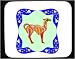 Decorated Mouse Pad with hearts, leafed, animal, three, llama, tapestries, covers