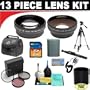2x Digital Telephoto Professional Series Lens + 0.5x Digital Wide Angle Macro Professional Series Lens + 3 Piece Digital Camera Filter Kit + Lens Adapter Tube (If Needed) + SD 2GB Memory Card + Deluxe DB ROTH Super Savings Accessory Kit For The Canon XS XSI SLR Didital Cameras Which Have Any Of These (60mm 50mm 1.8) Canon Lenses